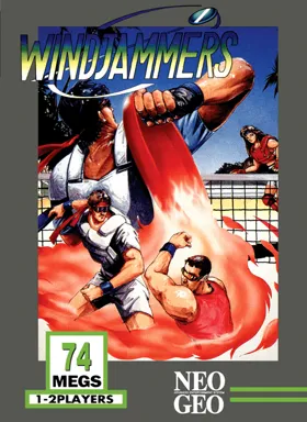 Windjammers / Flying Power Disc box cover front